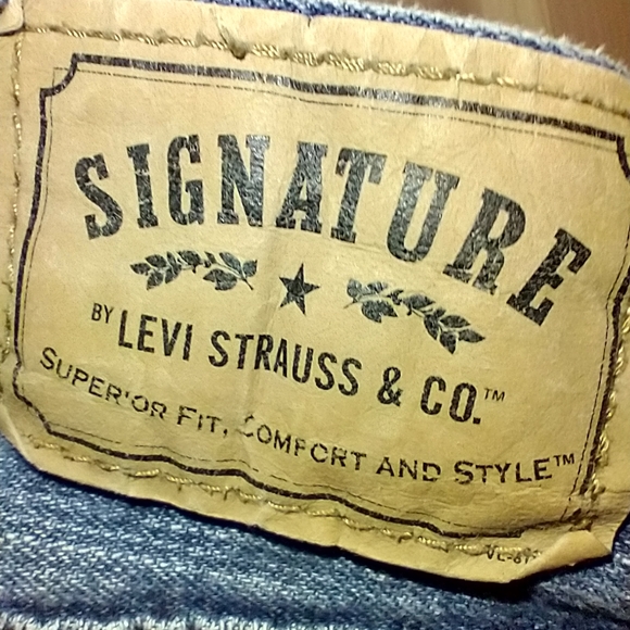 Levis Strauss Signature Relaxed Blue Denim Jeans Men's sz 40x30. - Picture 7 of 7